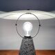 Vintage Postmodern Eno table lamp in glass and terrazzo from Ikea, 1990s.