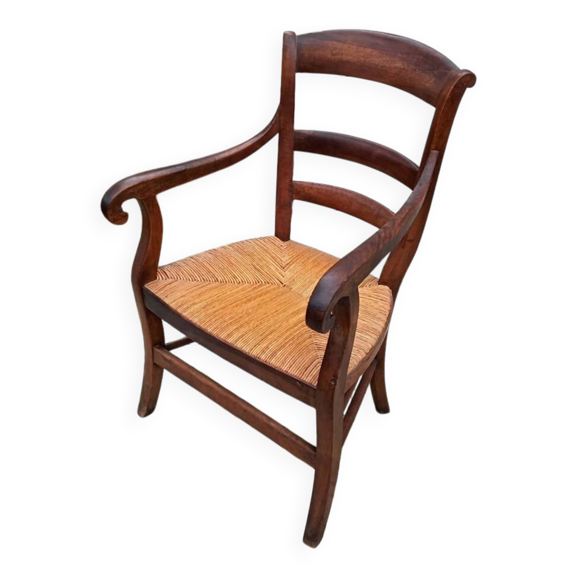 Fauteuil paillé