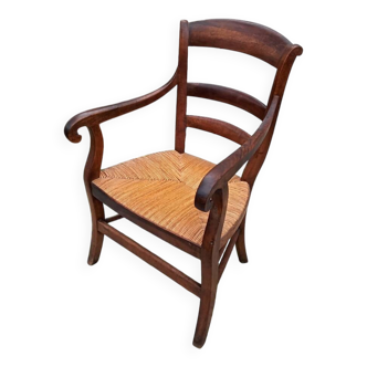 Straw armchair