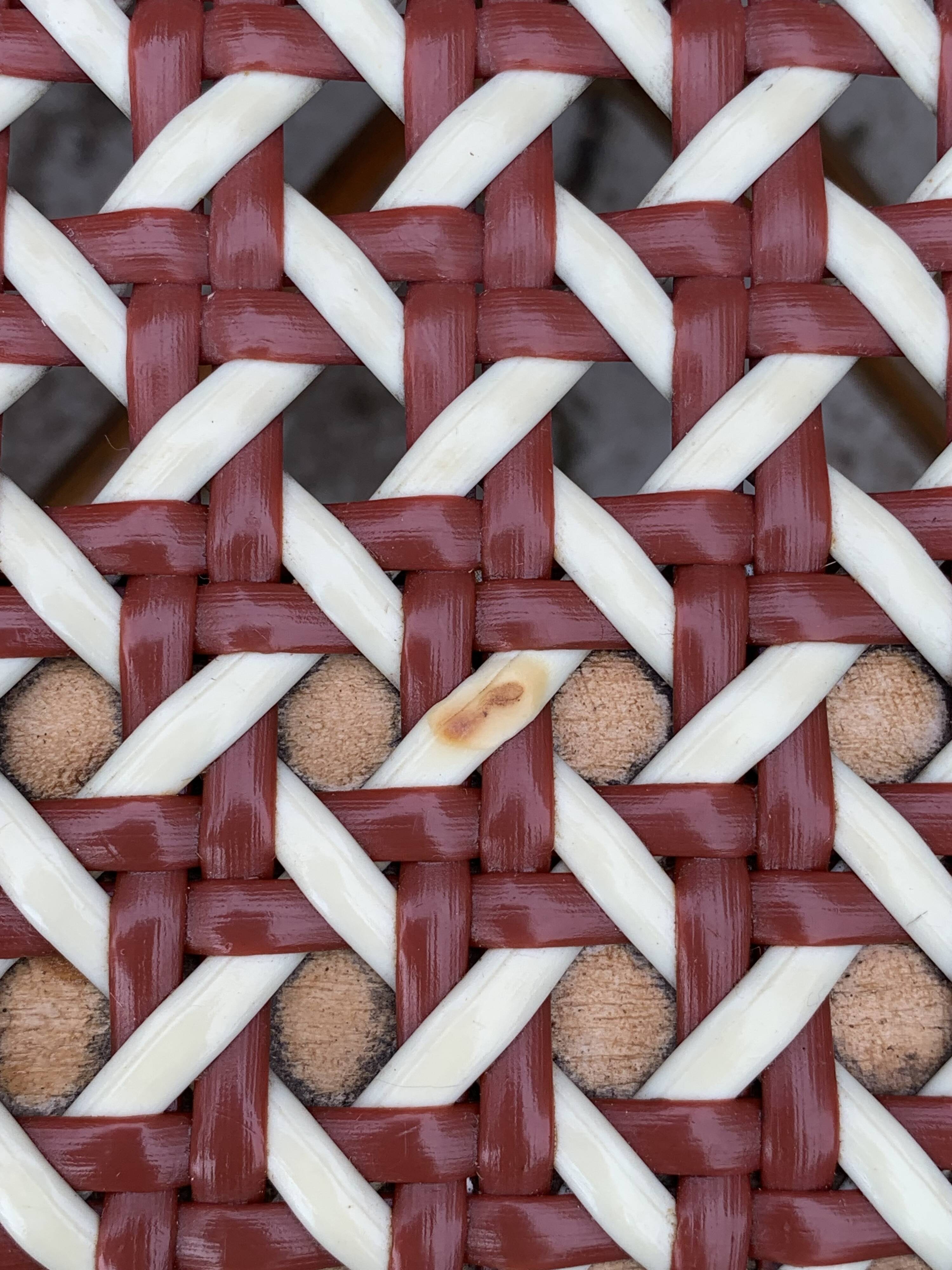 Paire d’anciennes chaises de bistrot terrasse