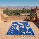 Handmade Berber rug in wool 3 x 2 m