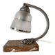 Art deco night light with marble base