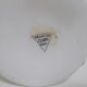 White opaline cut with flowers Creation Clary Paris