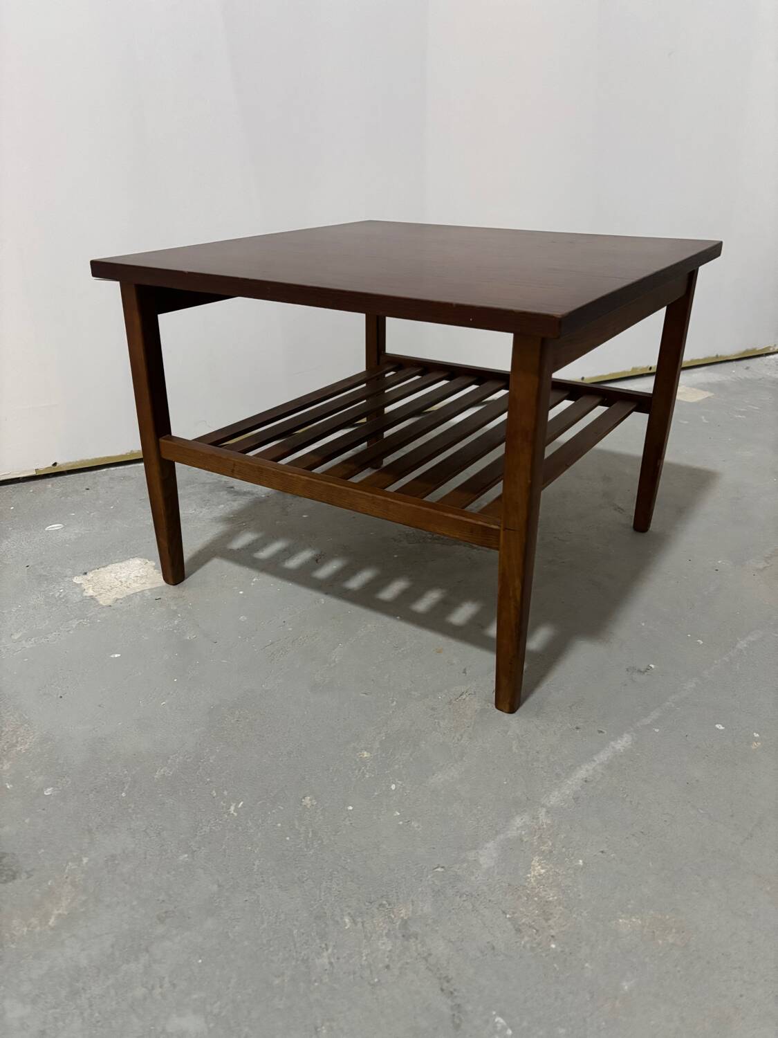 Vintage Danish Scandinavian design teak coffee table from the 60s