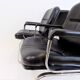 Set of 4 leather office chairs by Grahl