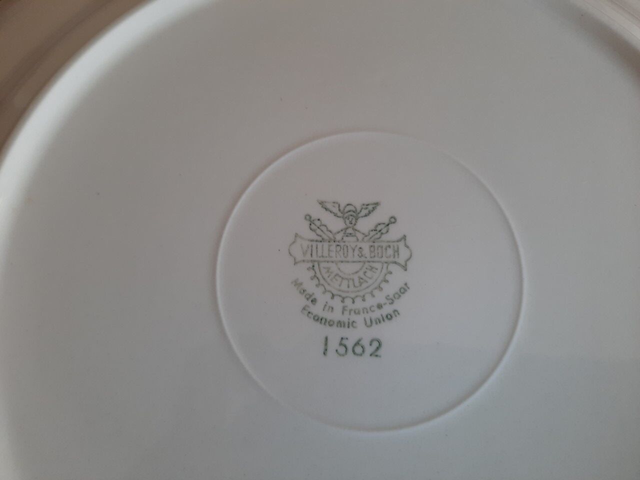 6 old plates Villeroy & Boch