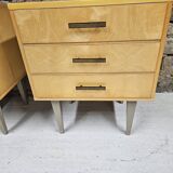 Pair of vintage 1960's bedside tables
