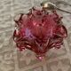 Bohemian crystal ashtray or pocket emptier from the 60s