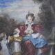 Attributed to Eugène Devéria (1805-1865) The Happy Family, Framed Watercolour