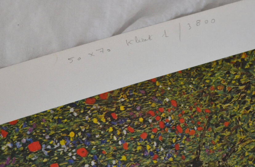 Art poster - reproduction by Gustav Klimt