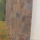 Old painting, Landscape Monts du Lyonnais, signed and dated 1946