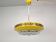 1970s Ludib Mid-Century Pendant Lamp in Yellow Metal, Brass and Glass