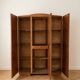 Antique Art Deco wardrobe in wood with mirror