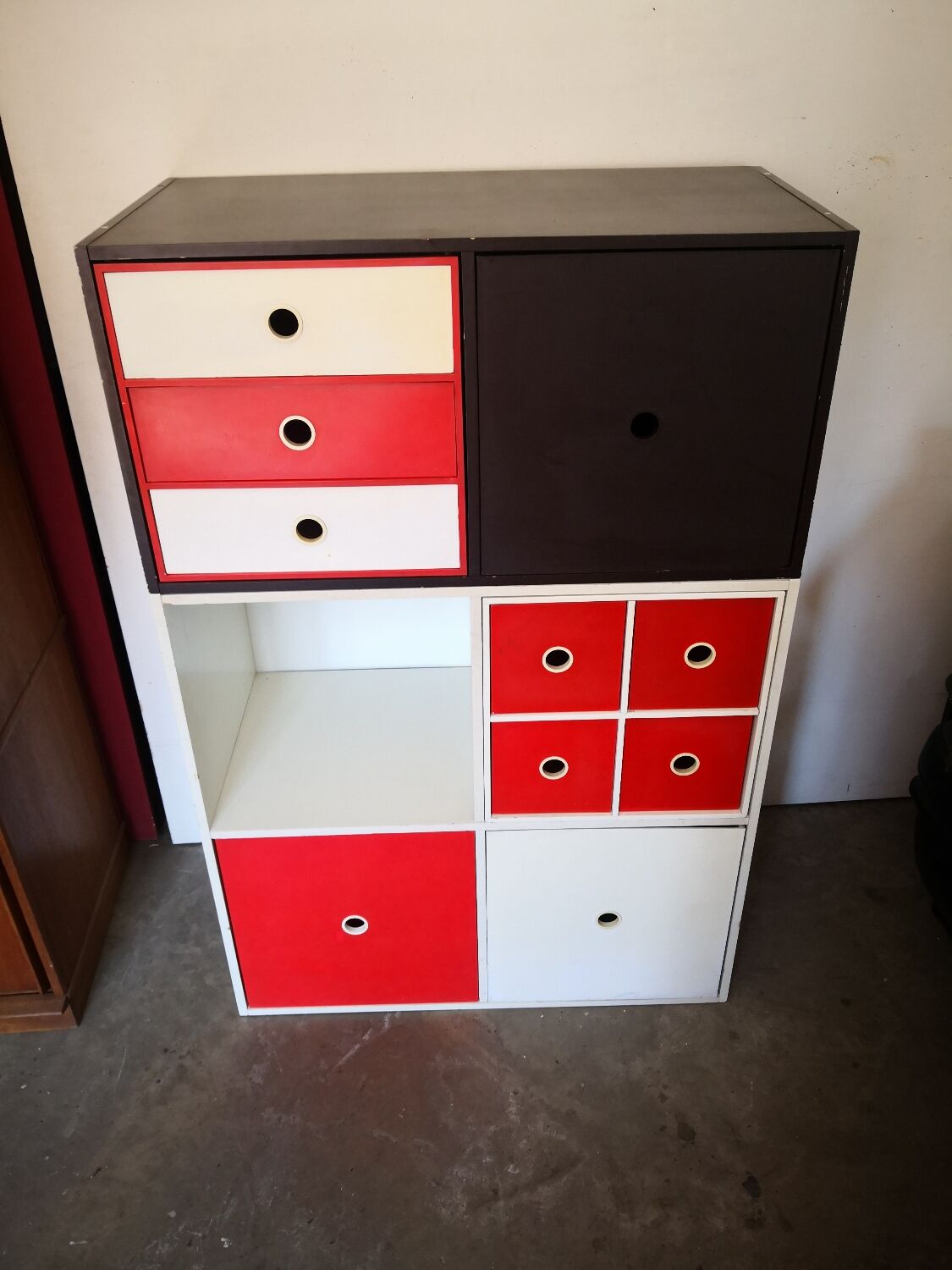 Storage cabinet of marc berthier for prisunic