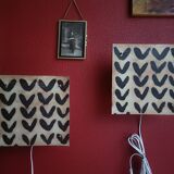 Two vintage Ikea wall lights