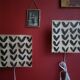 Deux appliques murales vintage Ikea