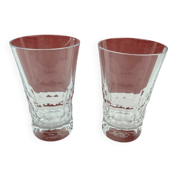 Duo verres Baccarat