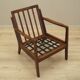 Fauteuil en hêtre, design danois, années 1970, production : Danemark