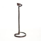 Hammered metal candle holder