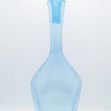 Carafe mauve soufflée à la main