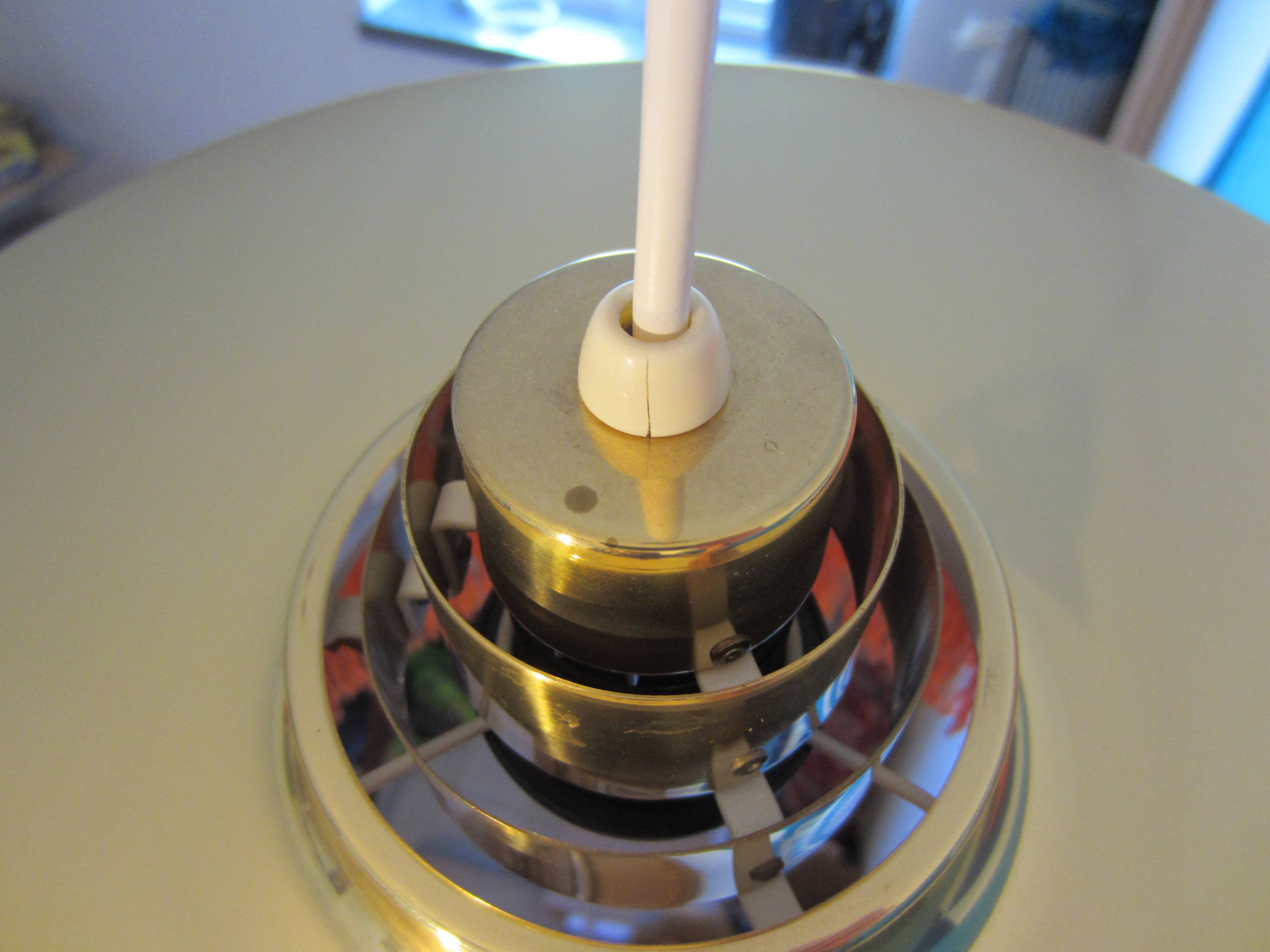 Scandinavian fringed pendant lamp model T-603 by Hans-Agne Jakobsson