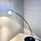 German Vintage Minimalistic table Arc Lamp by Hustadt Leuchten, 1980s