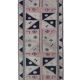 Vintage Turkish Oushak Rug Handwoven 119x330 cm
