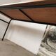 Refectory table Mullca metal and wood 1960