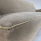 1960s, Danish 4-seater sofa, original light green furniture velour.
