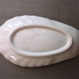 Empty pocket / white glazed ceramic soap holder - Early 20th century