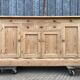 Scandinavian natural pine sideboard with 4 doors and 6 drawers.