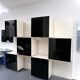 Mid-Century Modern backlight wall modular system by Acerbis. Italy 1970s