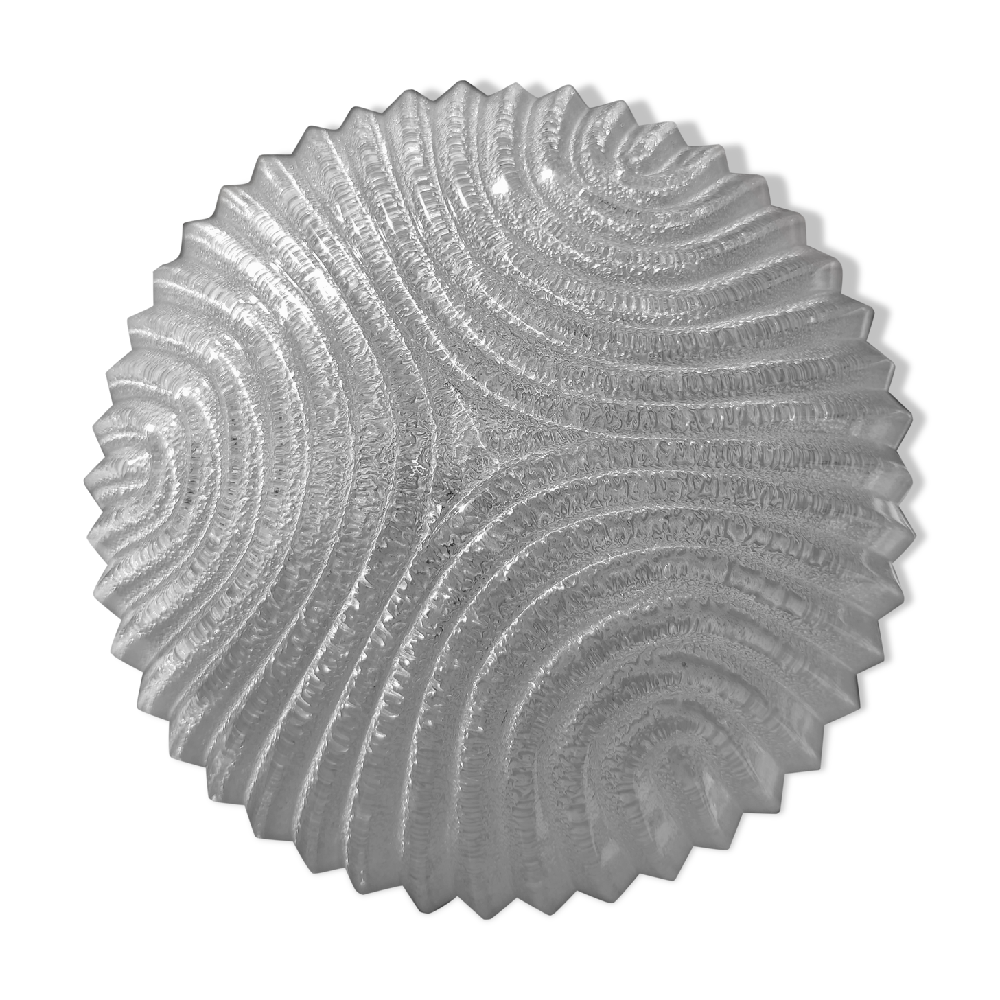 Glass ceiling light