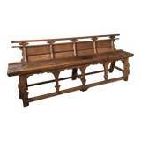 Banc chine XIXeme Orme Massif Temple