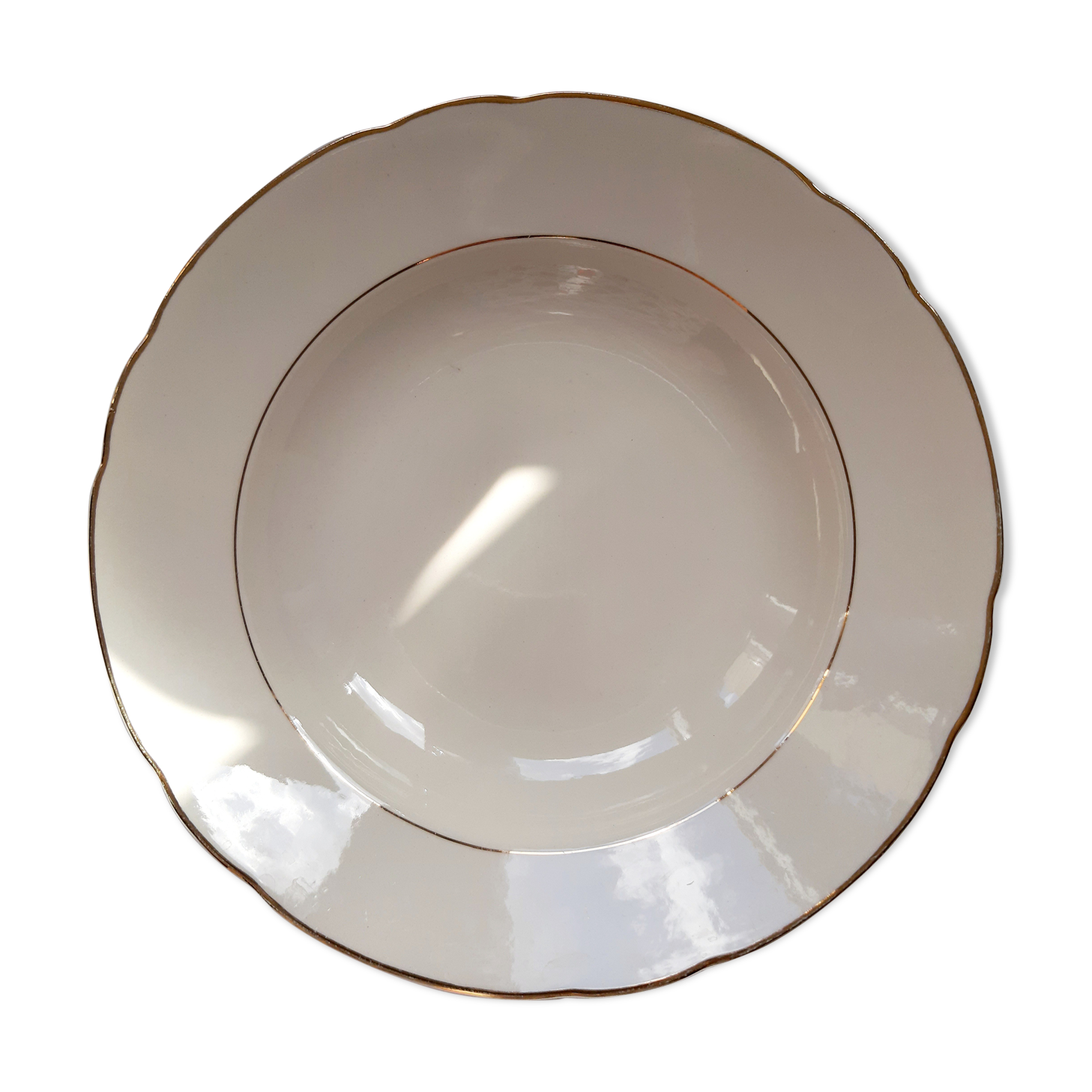 Ivory hollow plate 23 cm in diameter Villeroy and Boch