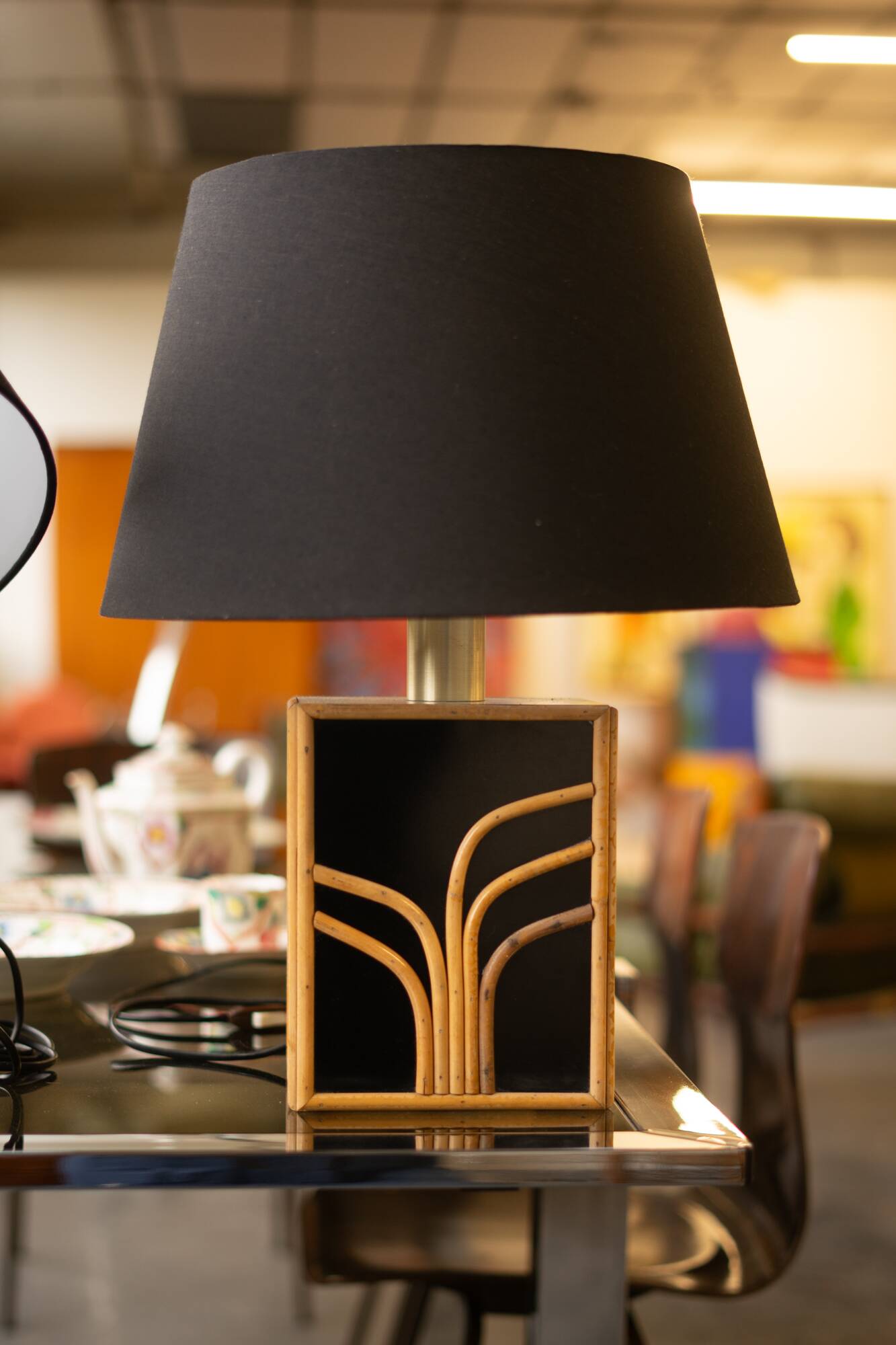 Pair of table lamps in the style of Vivai del Sud.
