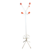 Vintage parrot coat rack 8 balls