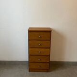 Oak chest of drawers, 1960s