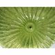 Green Murano Glass Italian Graniglia" Budino" Flush Mount in 70' Style