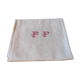 Serviette de table vintage monogrammée FF