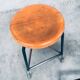 Set of Industrial Green Tripod Stool Set, Belgium, 1950s