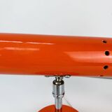Vintage 70s orange spotlight wall light, space age