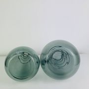 Pair of Daum Nancy carafes, Art Deco