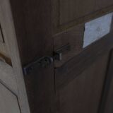 Art Deco carved oak wardrobe - Flemish workshop circa 1930