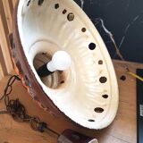 Vintage 70s glazed ceramic lamp