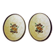Vintage Boch La Louvière Corfou Collection Pair of Small Oval Serving Plates