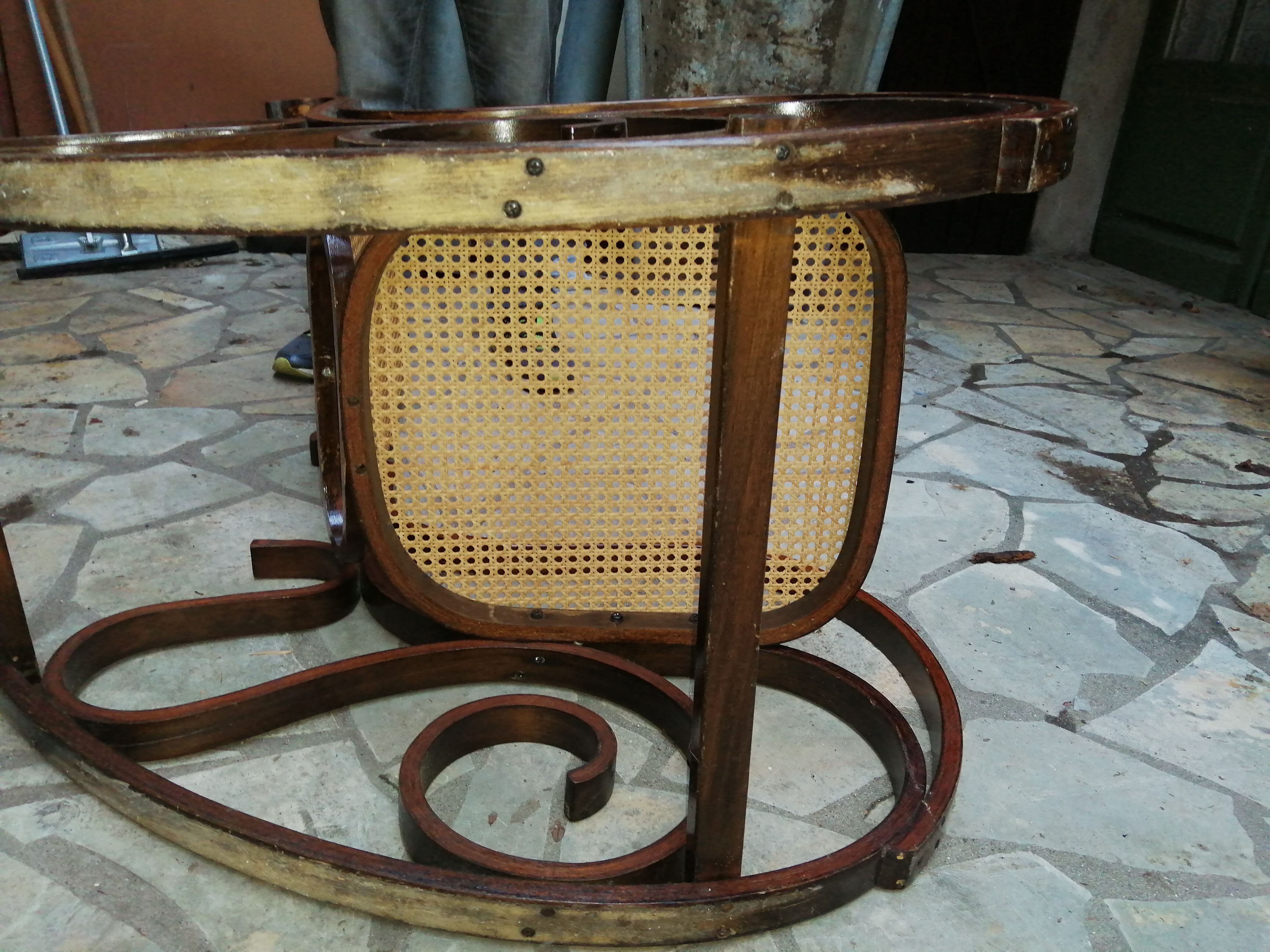 Vintage rocking chair bentwood chania