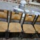 Country-style mulched chairs