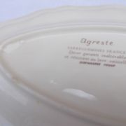 Plat ravier Sarreguemines modèles Agreste