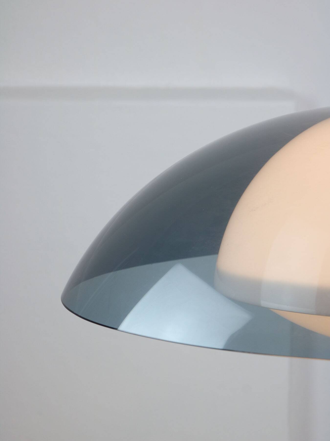 Vintage Blue Ufo Space Age Lamp from Guzzini, 1970s